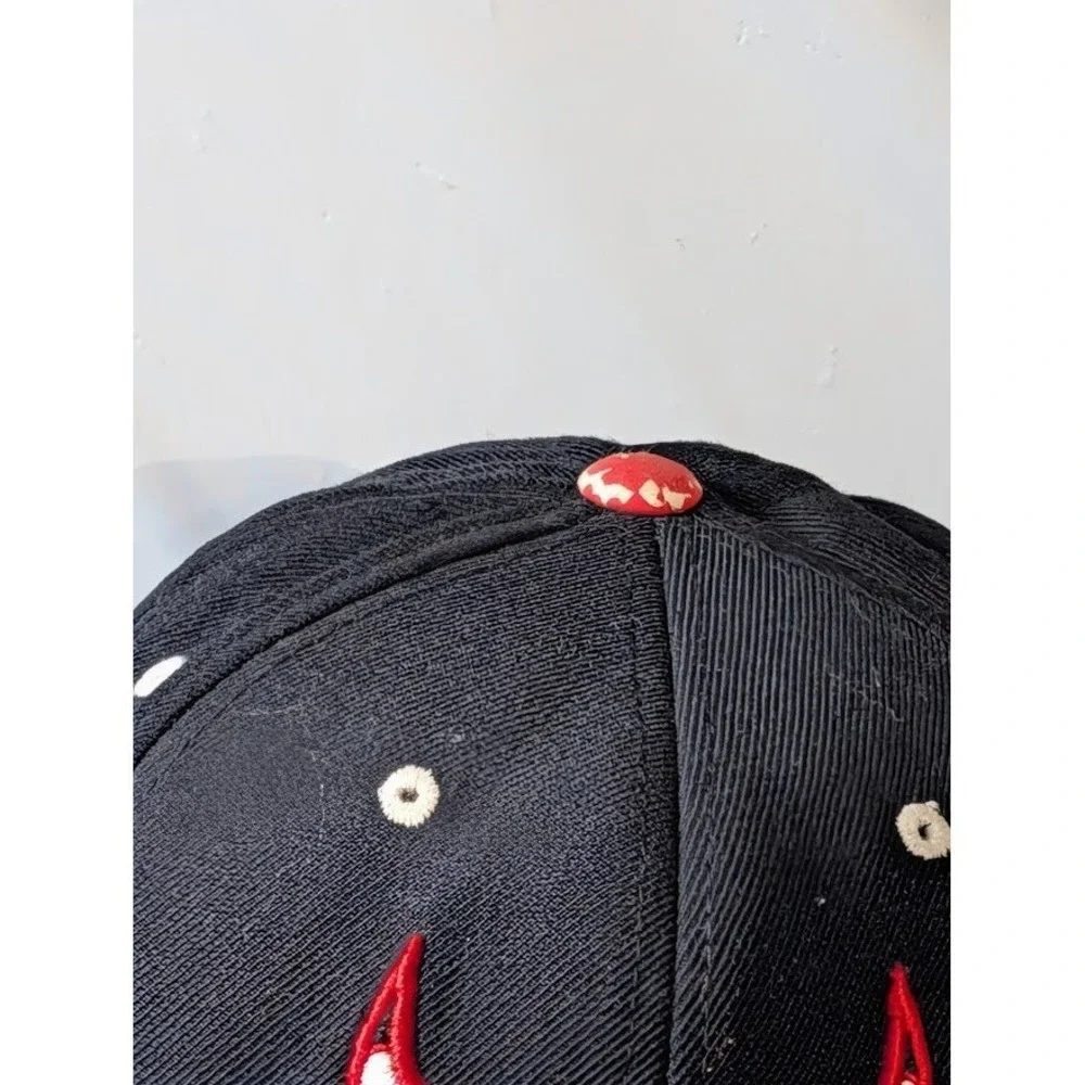 Chicago Bulls Snapback‎ Hat Black Red Elephant Print Brim NBA Basketball Cap